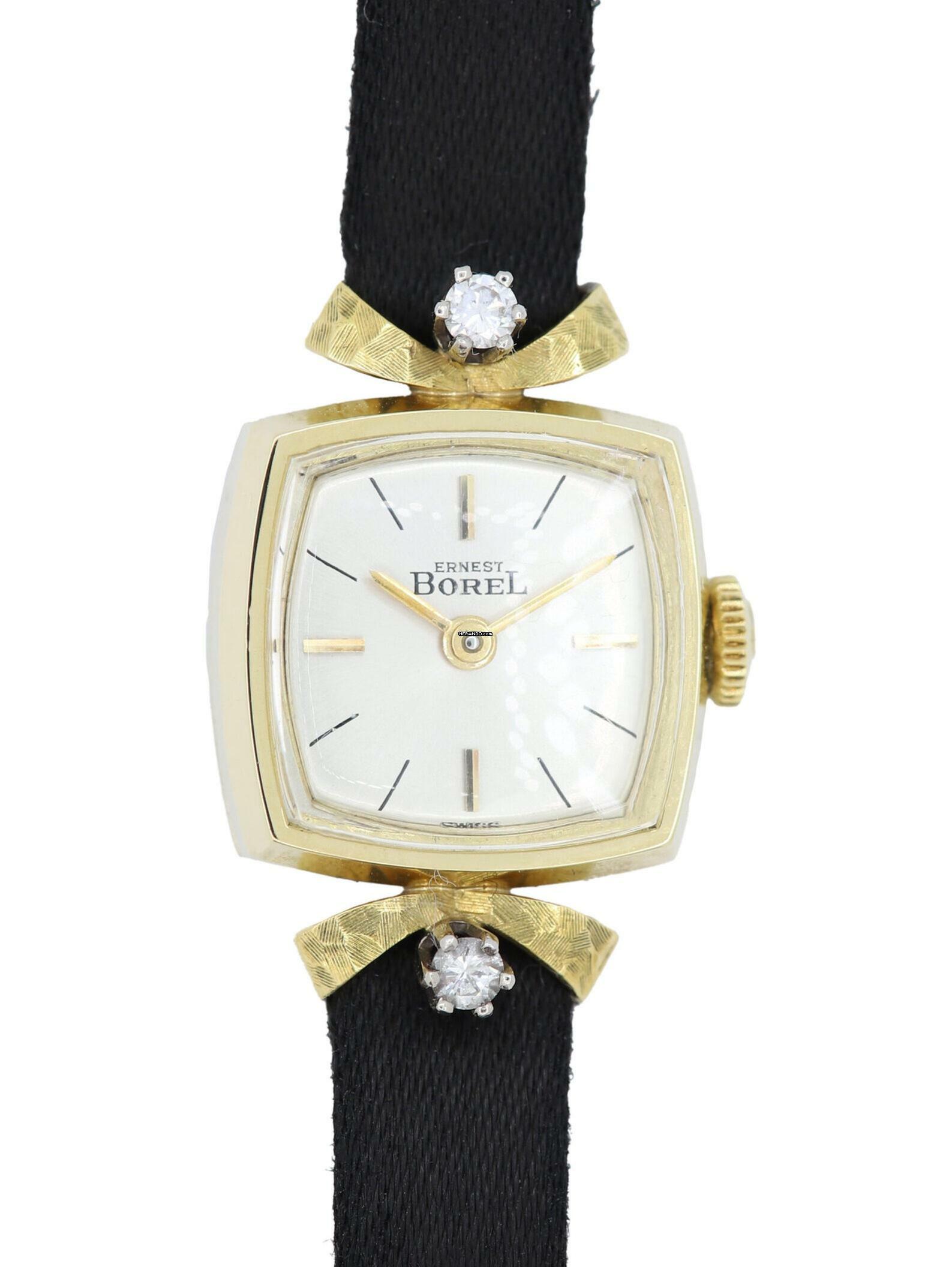 Ernest Borel NOS 18 k Yellow Gold 1970s