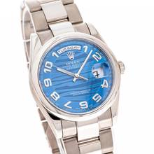 Thumbnail von Rolex Day-Date 36 White Gold – Blue Dial – 118239 – like NEW – 2006 Full Set