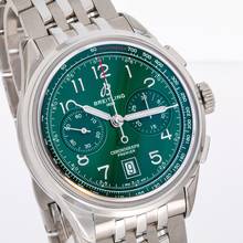 Thumbnail von Breitling Premier B01 Chronograph 42 Green AB0145371L1A1 NEW 03/2025 Full Set Stickers Unworn