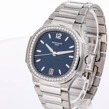 Thumbnail von Patek Philippe Nautilus 35 Steel Blue Diamond 7118/1200A-001 like NEW 2021 Full Set