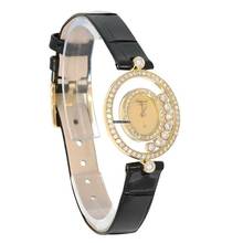 Thumbnail von Chopard Happy Diamonds Damenarmbanduhr Happy Diamonds Quarz mit Brillanten und Diamanten aus 750 Gelbgold Schliesse vergoldet