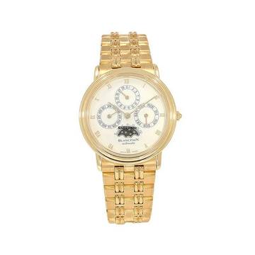  Blancpain Villeret Armbanduhr Villeret Ewiger Kalender 750 Gold </h1> 