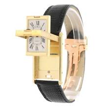 Thumbnail von Cartier Tank Damenuhr Tank Basculante Handaufzug aus 750 Gold </h1>