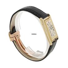 Thumbnail von Cartier Tank Damenuhr Tank Basculante Handaufzug aus 750 Gold </h1>