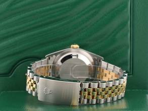 Thumbnail von Rolex Datejust 36 16233 Gold Dial With Big Diamonds - Full Set