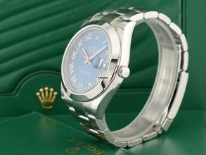 Thumbnail von Rolex Datejust II 116300 Blue Roman Dial - Full Set 2016 41mm