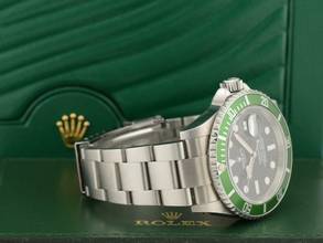 Thumbnail von Rolex Submariner Date 16610lv Kermit No Rrr - Card 2007
