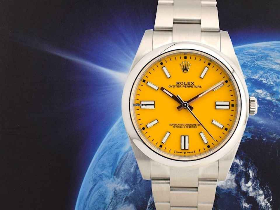  Rolex Oyster Perpetual 41 124300 Yellow - New 2024 