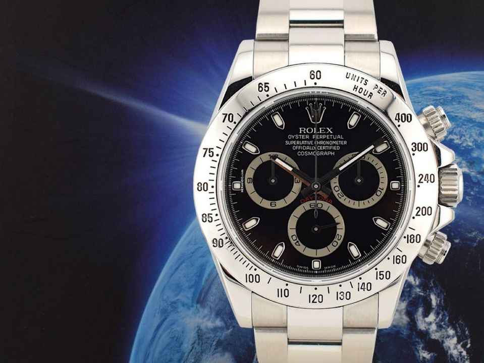  Rolex Daytona Cosmograph Daytona 116520 Black Dial - Full Set 2009  