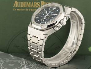 Thumbnail von Audemars Piguet Royal Oak Chronograph 39mm Chronograph Blue Dial Full Set