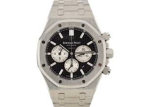 Thumbnail von Audemars Piguet Royal Oak Chronograph 41mm Black Dial 26331st Like New Full Set