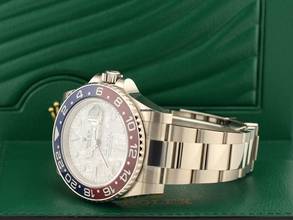 Thumbnail von Rolex GMT-Master II White Gold Pepsi Meteorite Dial 126719blro 2020 New Stickers </h1>