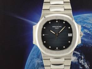 Thumbnail von Patek Philippe Nautilus 3800 Diamonds Dial Like New - Service Patek