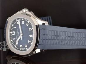 Thumbnail von Patek Philippe Aquanaut 5168g Blue & White Gold - New Ita 2023 </h1>