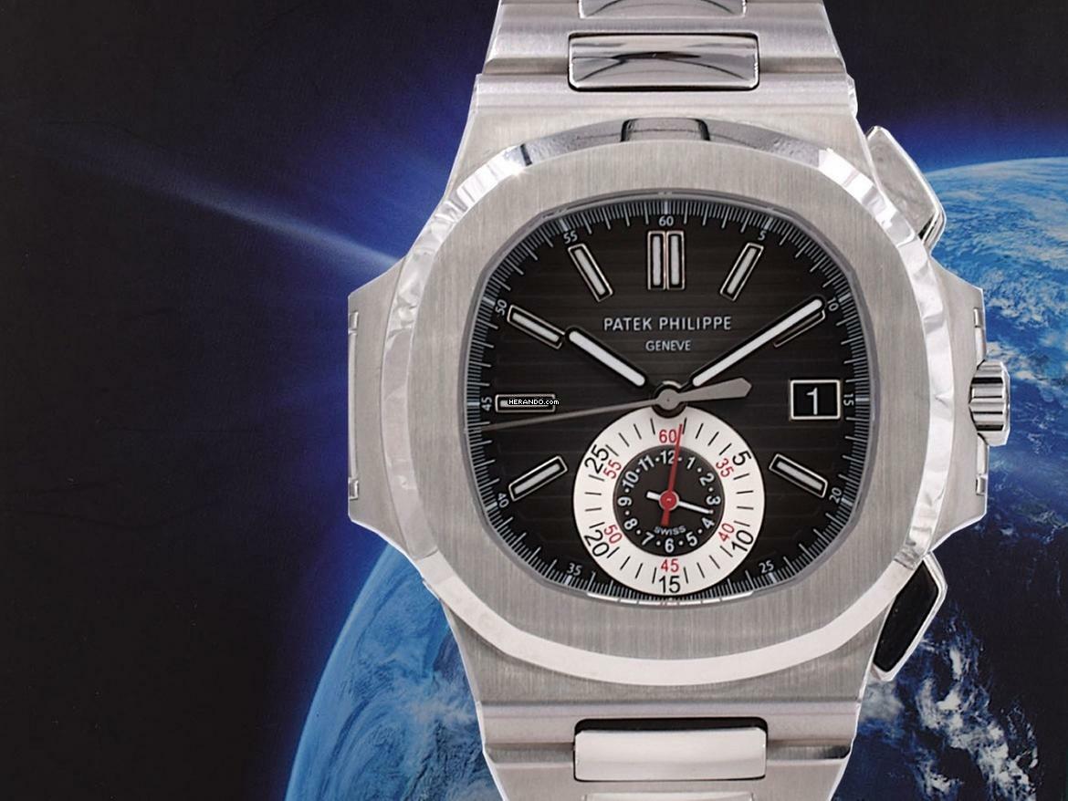  Patek Philippe Nautilus 5980/1a Rare Black Dial - 2010  