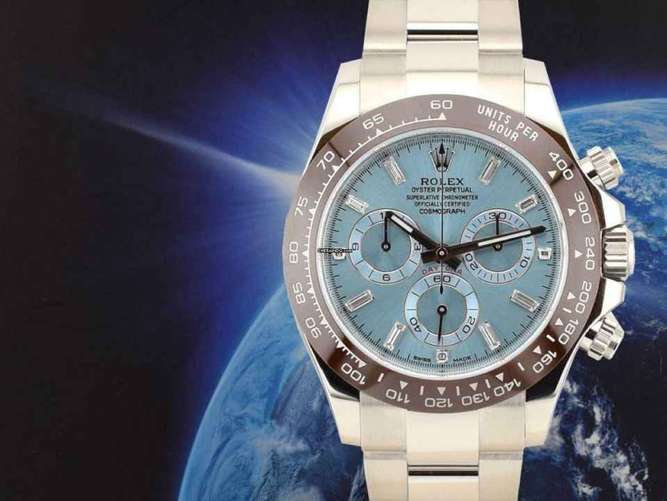  Rolex Daytona Cosmograph Daytona 116506 Platinum Ice Baguette Diamond Dial - New 2023 Discontinued </h1> 