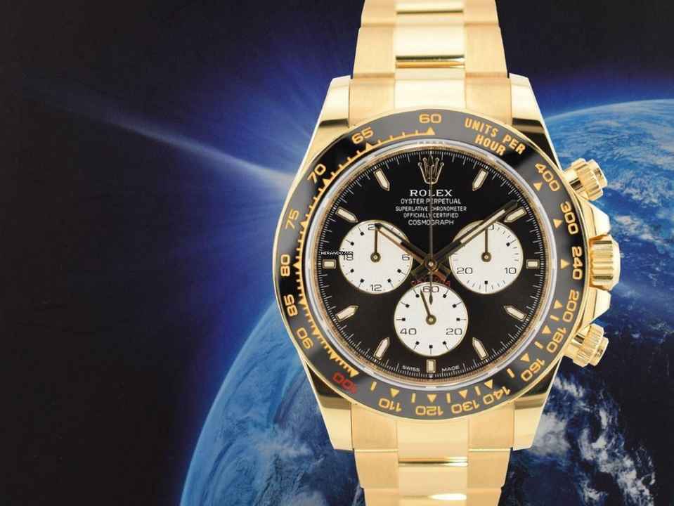  Rolex Daytona Cosmograph Daytona 126528ln le Mans 100th Anniversary Yellow Gold - New 2024  