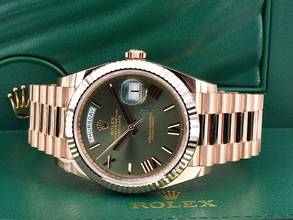 Thumbnail von Rolex Day-Date 40 40mm Everose Olive Green New </h1>