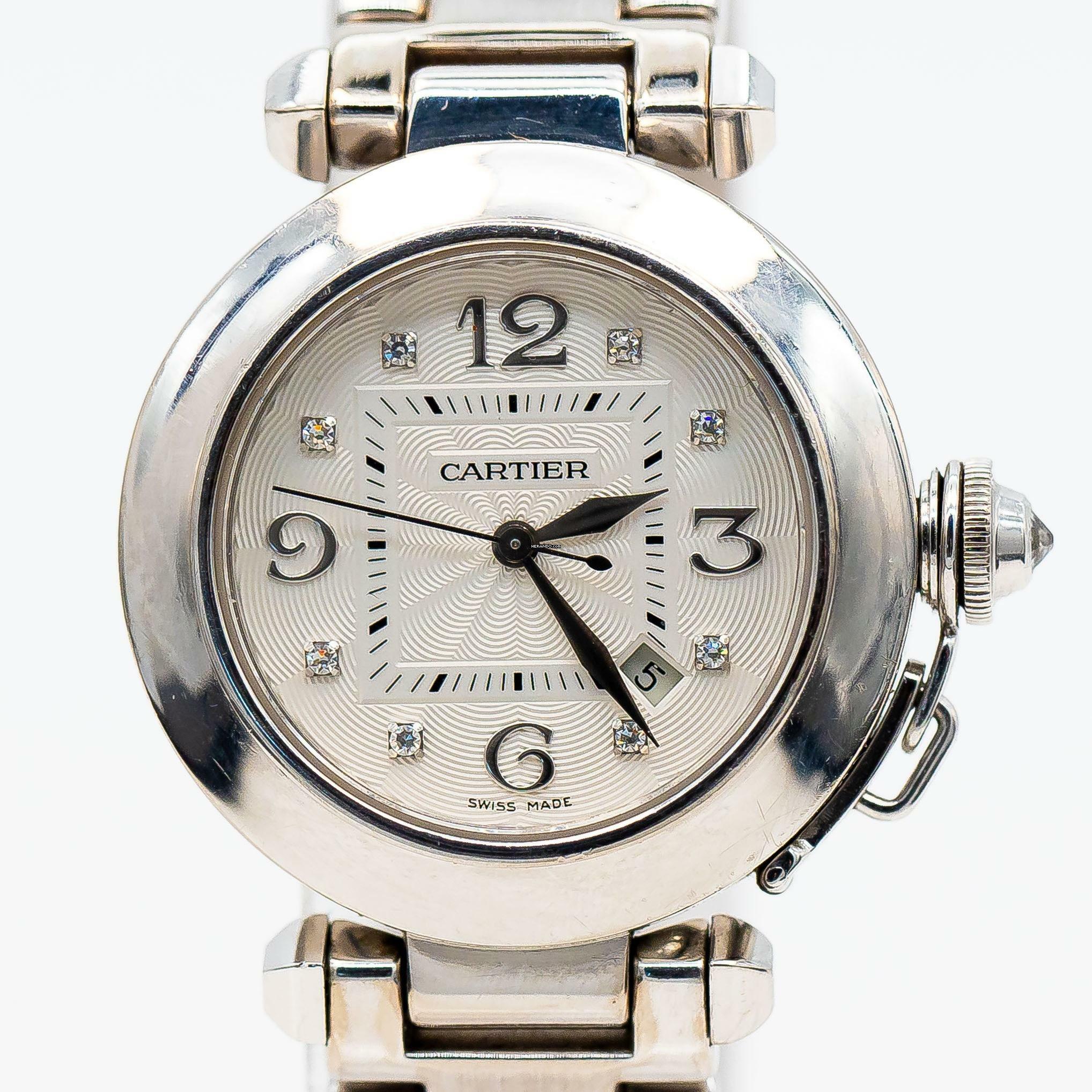 Cartier Pasha Automatic Ladies Watch Pasha 18k </h1>