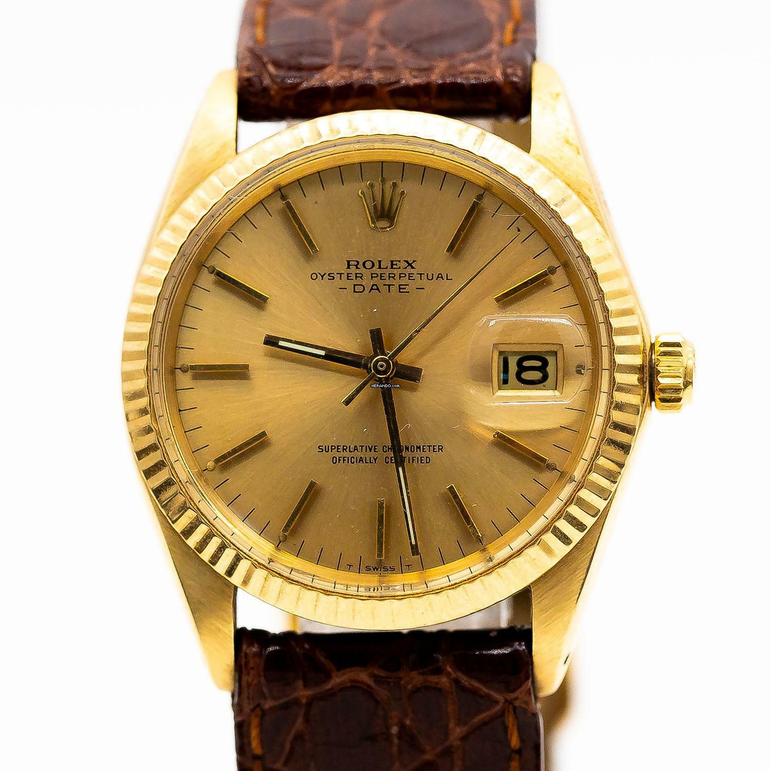 Rolex Oyster Perpetual Date 1500 </h1>
