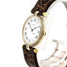 Thumbnail von Cartier Vendome Quarz 24 mm Ref. 810024248 750/18K Gold Diamanten 1,3 ct </h1>
