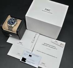 Thumbnail von IWC Fliegeruhr Chronograph Pilot Chronograph 41mm IW388102 Blue Dial Unworn/New Condition Full Set 6-2025