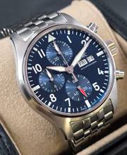 Thumbnail von IWC Fliegeruhr Chronograph Pilot Chronograph 41mm IW388102 Blue Dial Unworn/New Condition Full Set 6-2025