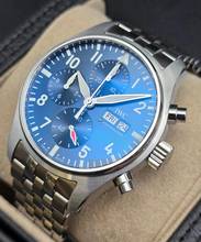 Thumbnail von IWC Fliegeruhr Chronograph Pilot Chronograph 41mm IW388102 Blue Dial Unworn/New Condition Full Set 6-2025
