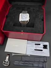 Thumbnail von Cartier Santos de Cartier WSSA0063 - Medium - Blue Dial Unworn/New Condition - Full Set 11/2025