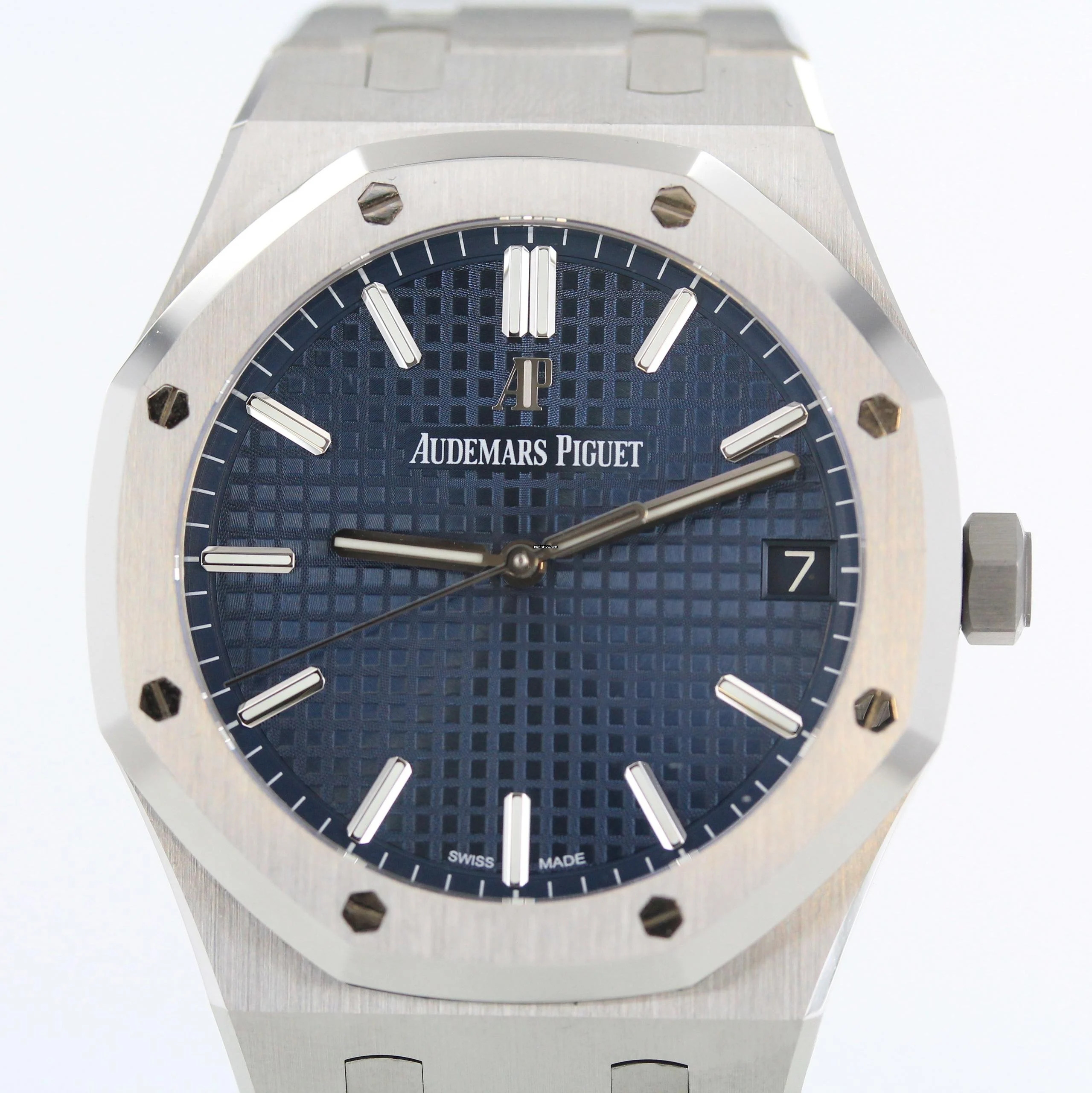  Audemars Piguet Royal Oak Oak//2023//FULL SET//BLUE DIAL//REF.15500ST.OO.1220ST.01//#696 