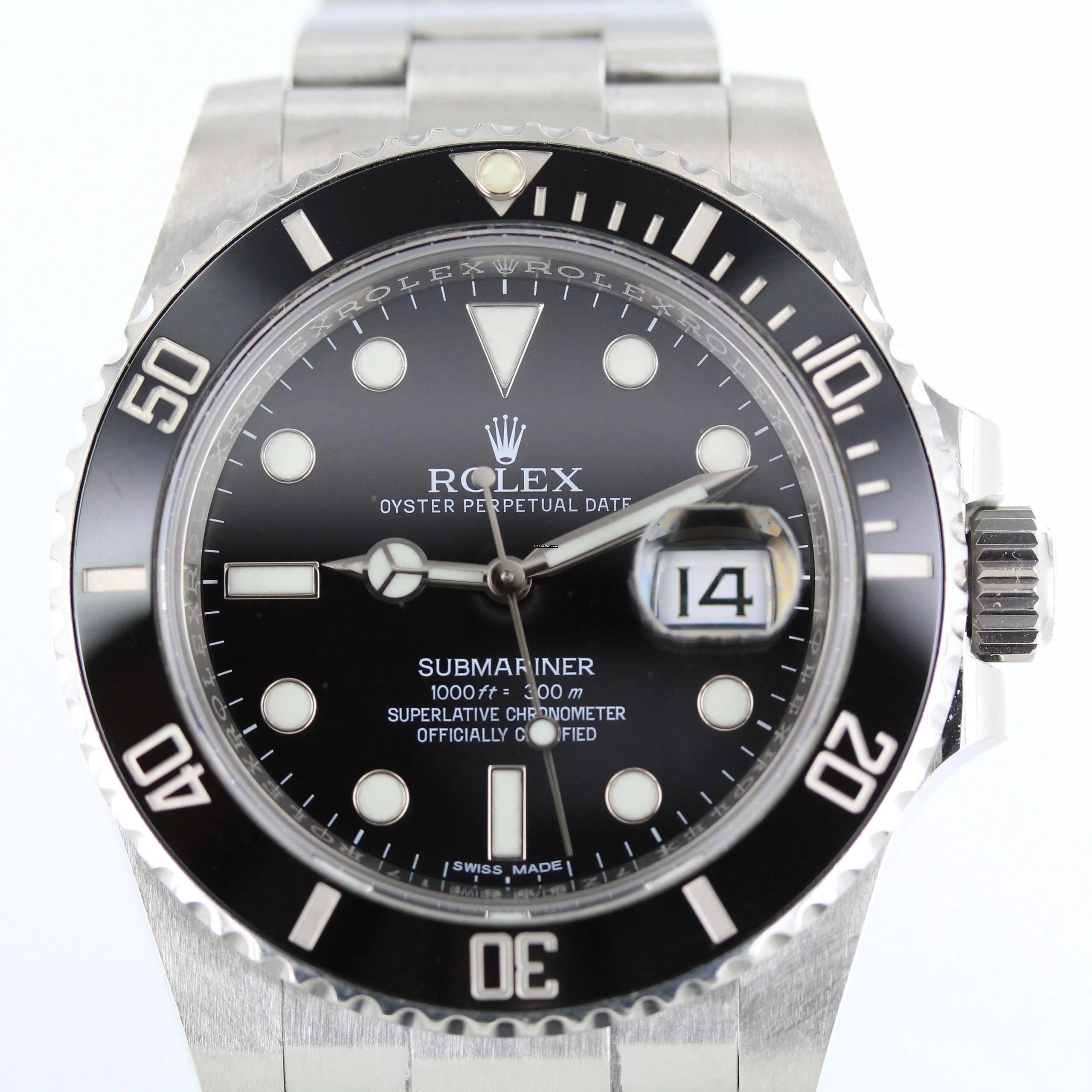  Rolex Submariner Date 2014//40MM//BLACK DIAL//REF.116610LN//LC EU # 691 