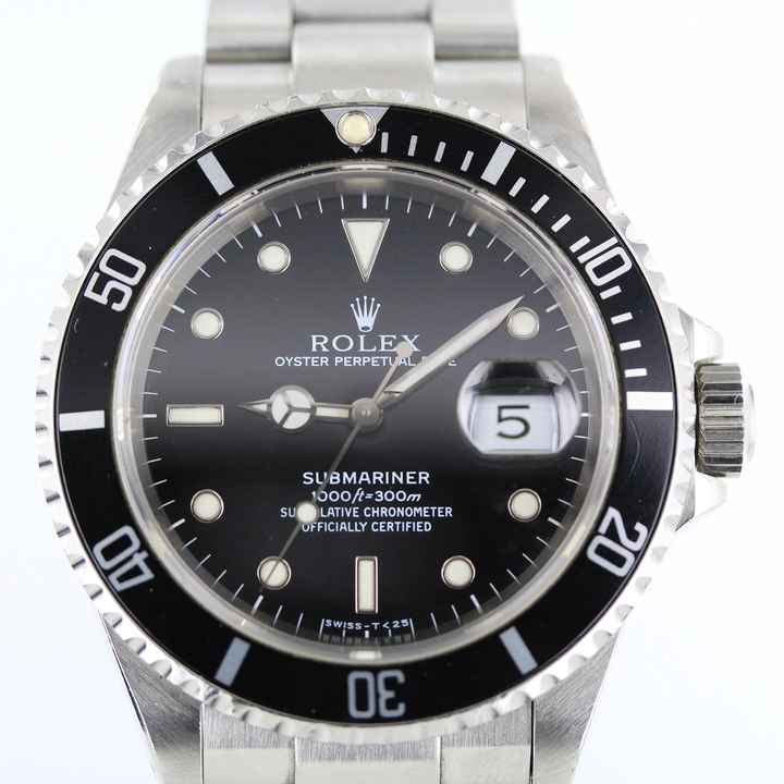  Rolex Submariner Date 1995//40MM//BLACK DIAL//REF.16610//LC100//FULL SET # 670 </h1> 
