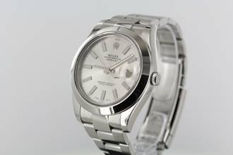 Thumbnail von Rolex Datejust II 2015//41MM//SILVER DIAL//REF. 116300//LC100//FULL SET # 676