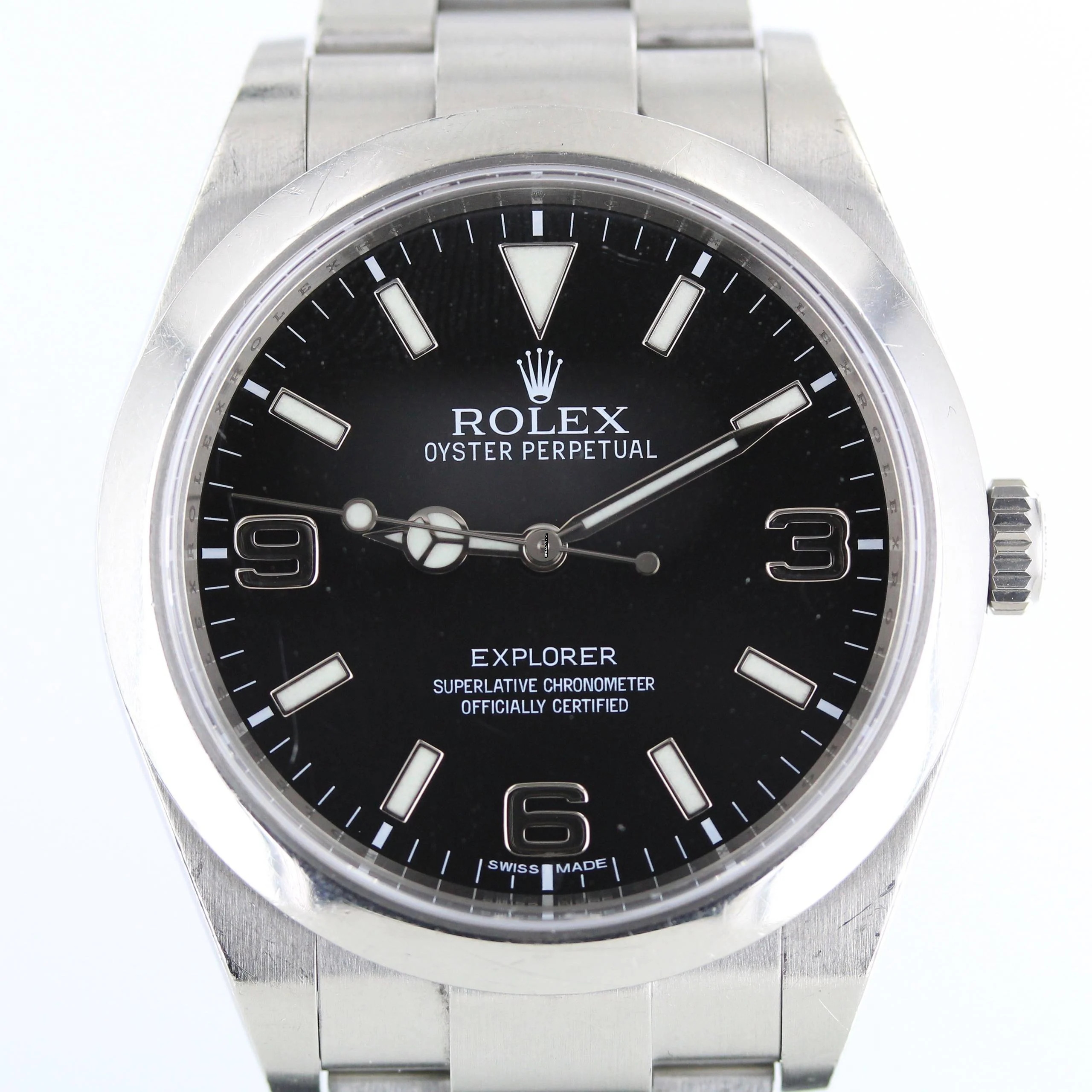  Rolex Explorer 2015//39MM//BLACK DIAL 369//REF. 214270//LC100//FULL SET # 675 