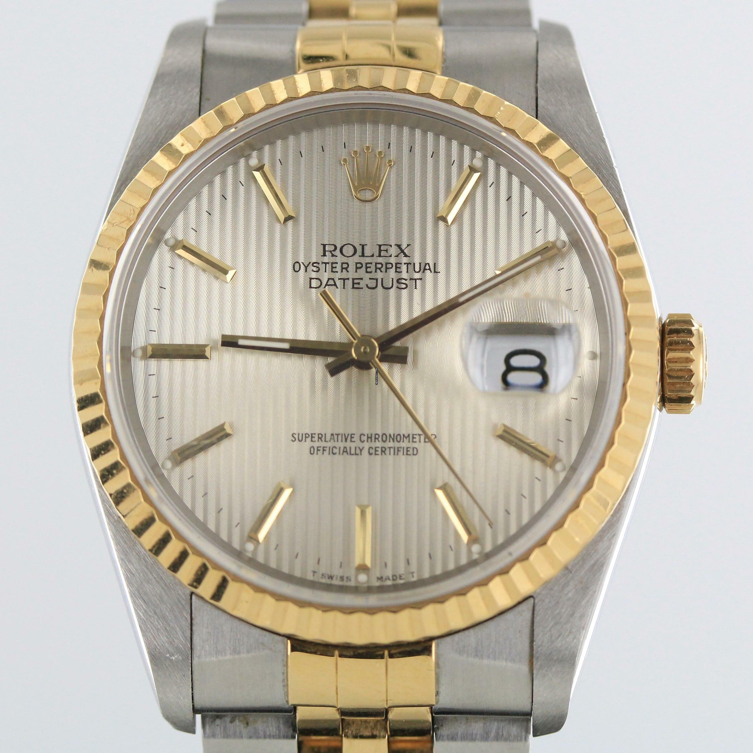  Rolex Datejust 36 36//Ref.16233//1988//Vintage//Tapestry Dial//#702 