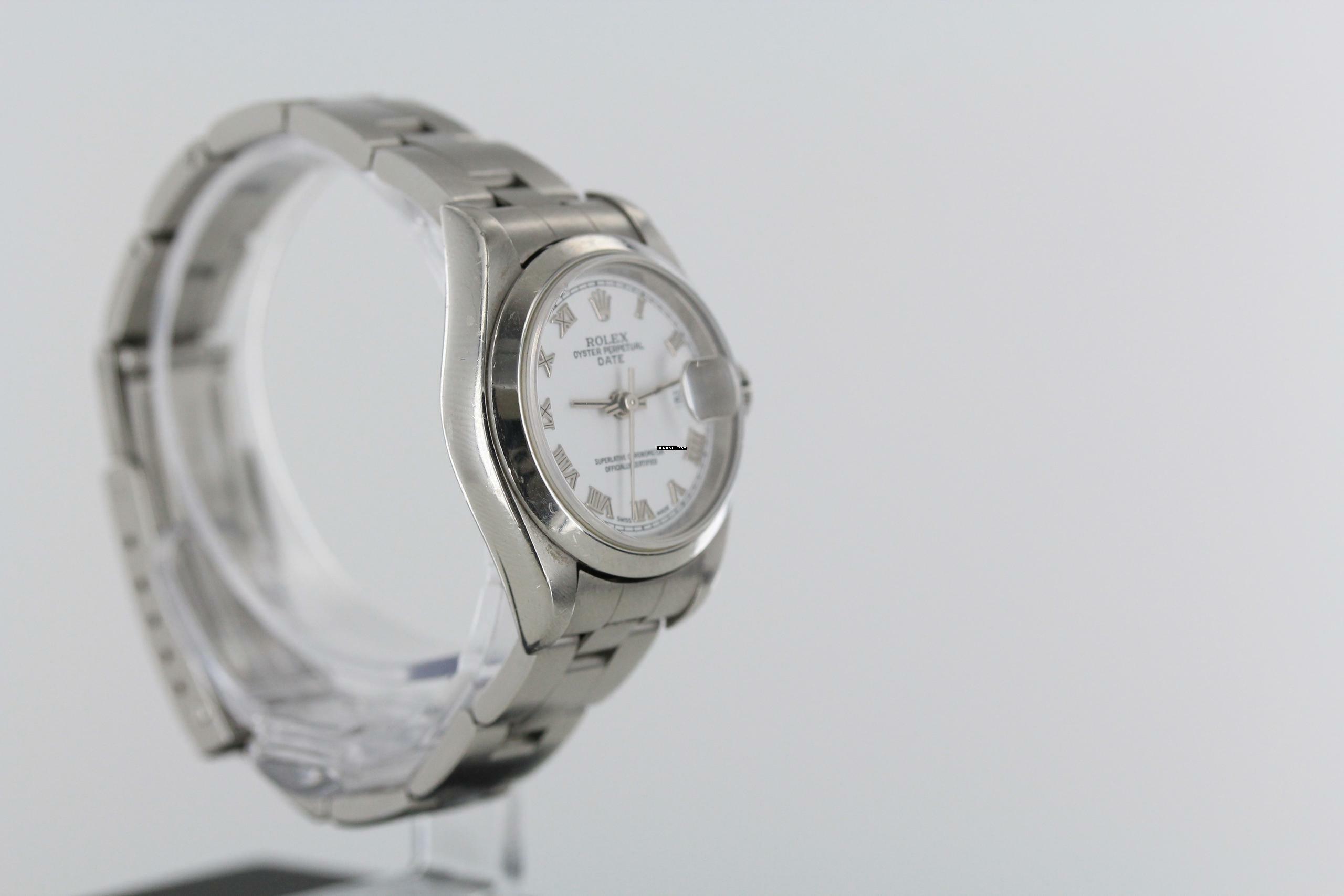 Thumbnail von Rolex Oyster Perpetual Lady Date Ref.79160//ca.2003//white Dial//#SA