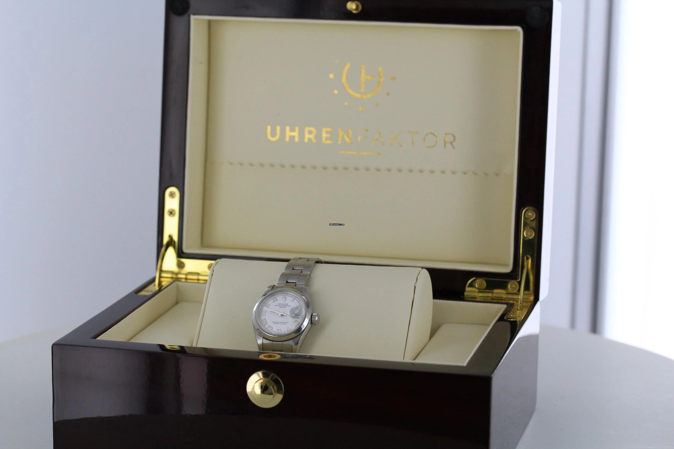 Thumbnail von Rolex Oyster Perpetual Lady Date Ref.79160//ca.2003//white Dial//#SA