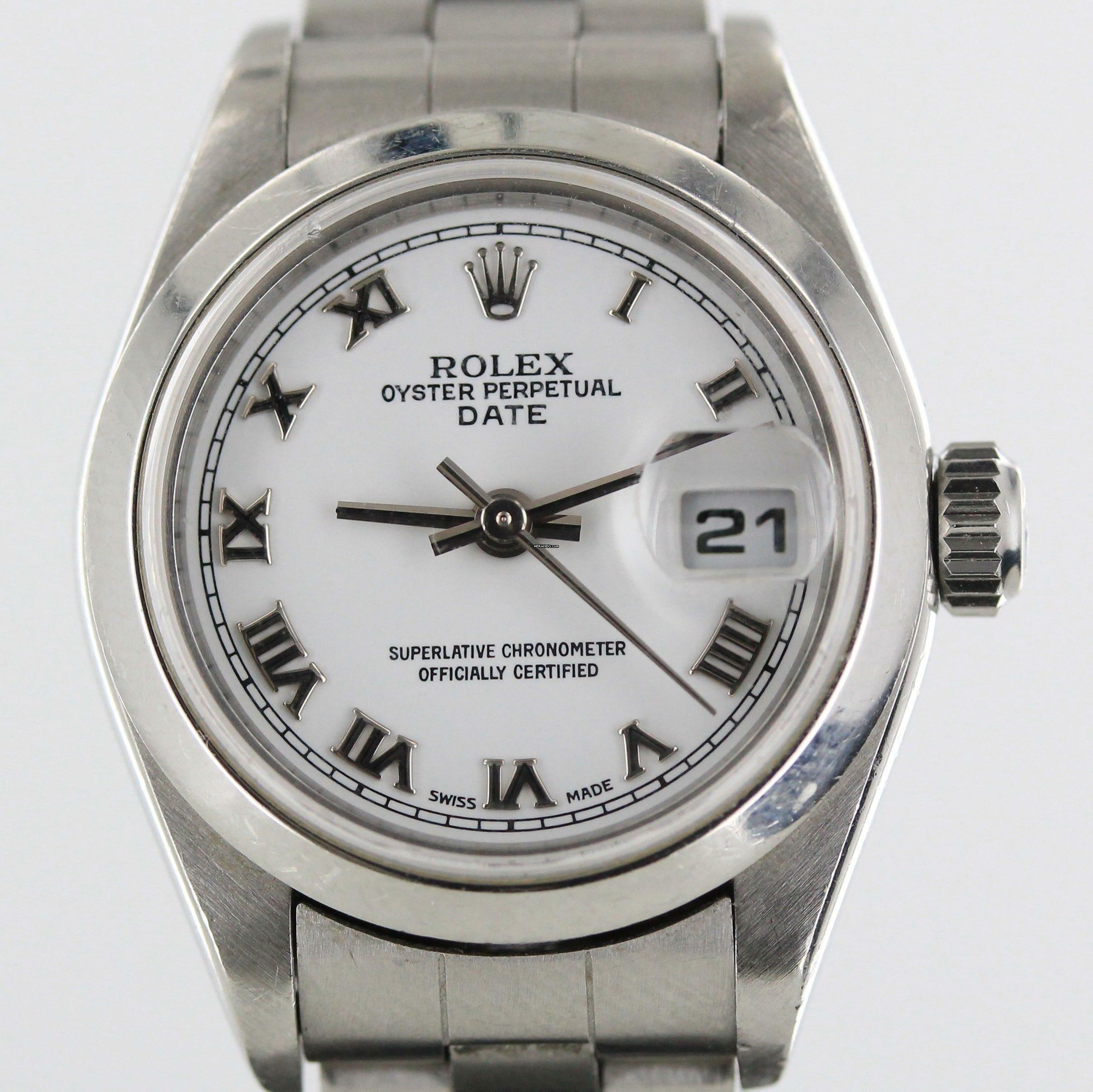  Rolex Oyster Perpetual Lady Date Ref.79160//ca.2003//white Dial//#SA 