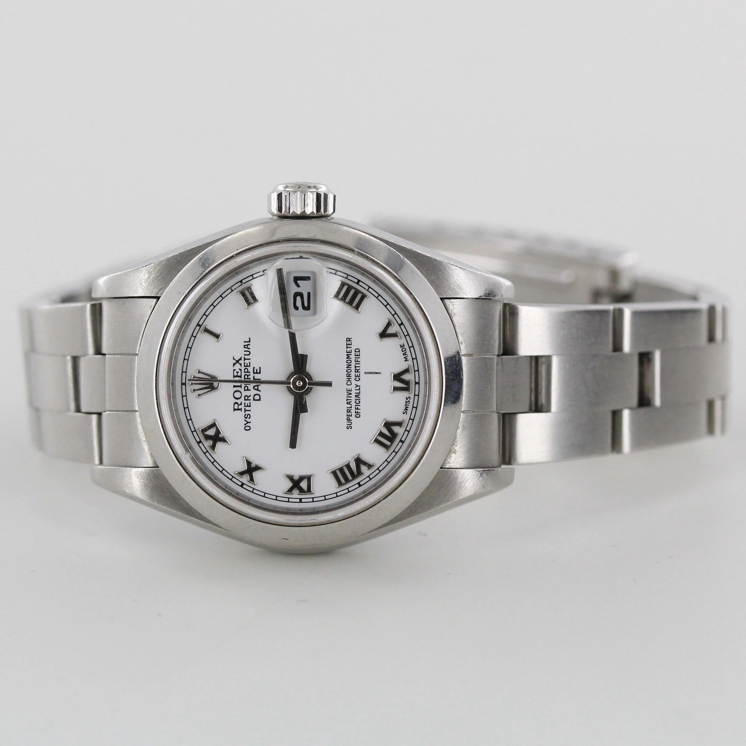 Thumbnail von Rolex Oyster Perpetual Lady Date Ref.79160//ca.2003//white Dial//#SA