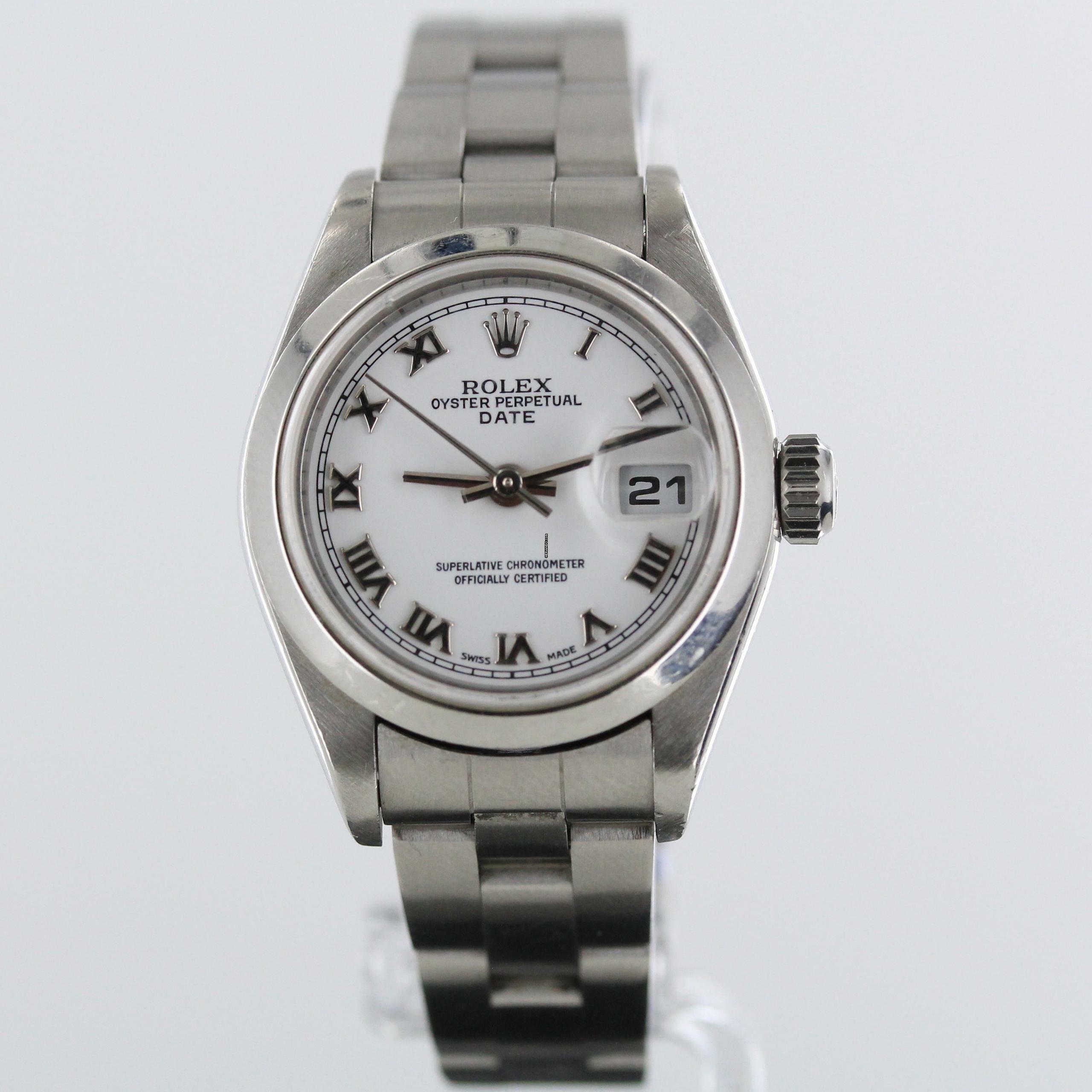 Thumbnail von Rolex Oyster Perpetual Lady Date Ref.79160//ca.2003//white Dial//#SA