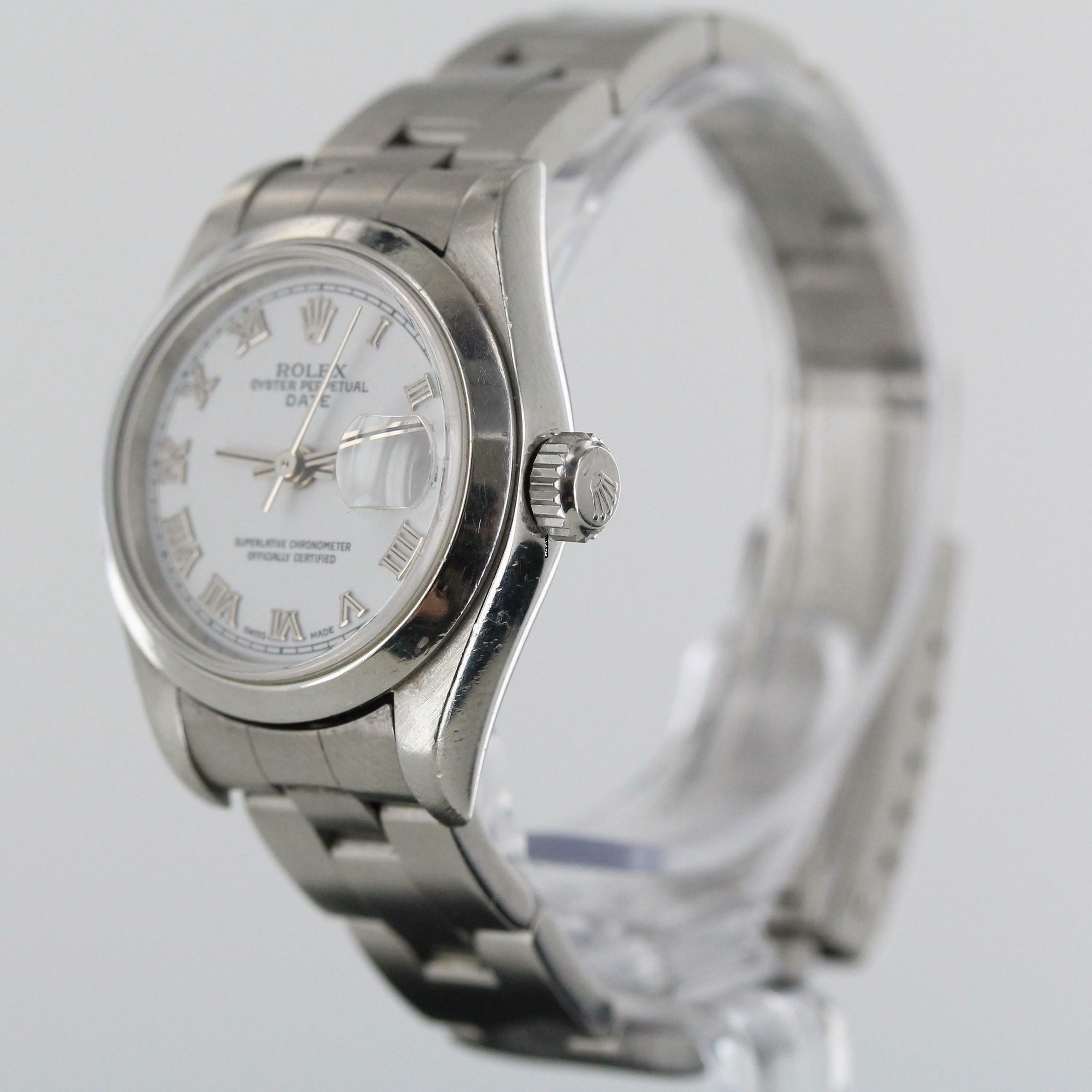 Thumbnail von Rolex Oyster Perpetual Lady Date Ref.79160//ca.2003//white Dial//#SA