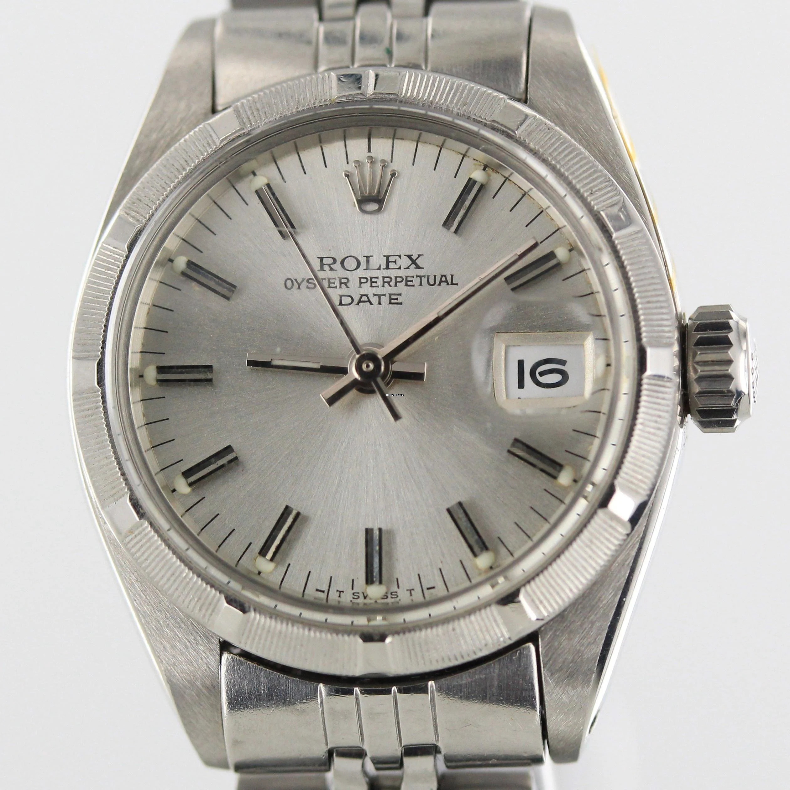  Rolex Oyster Perpetual Lady Date 1982//26MM//VINTAGE//SILVER DIAL//REF. 69190//LC100 # 669 