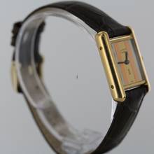 Thumbnail von Cartier Tank Vermeil VERMEIL//TRINITY DIAL//925 SILVER/GOLD PLATED # 635