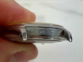 Thumbnail von Tudor Oyster Prince Automatic Ref. 7965 / y. 1959 Caseback engraved / Gute Hoffnungshütte Jubiläumsuhr