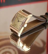 Thumbnail von Vacheron Constantin 18K GOLD PINK ART DECO TANK FROM 1943 WITH EXTRACT