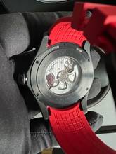 Thumbnail von Corum Bubble Big Bubble 52 Diablo Red Dial Titanium Automatik 3x die 6 auf den Zifferblatt 666