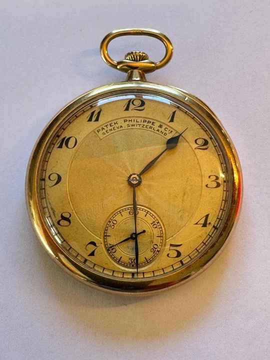  Patek Philippe Taschenuhr mit überholtem Werk aus dem Jahr 1920-1925  