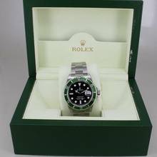 Thumbnail von Rolex Submariner Date Kermit LC 100 ungetragen fully stickered Full Set Rarität