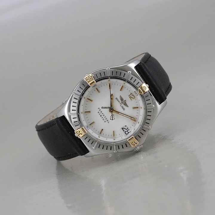  Breitling Sirius Perpetual Ø 30 mm Quarz Stahl/Gold MOP Zifferblatt mit Papieren </h1> 