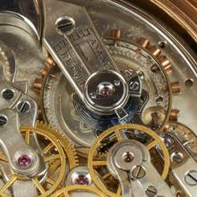 Thumbnail von Gedeon Thommen astronomische Grand Complication 18k Gold Taschenuhr 8 Komplikationen 1890